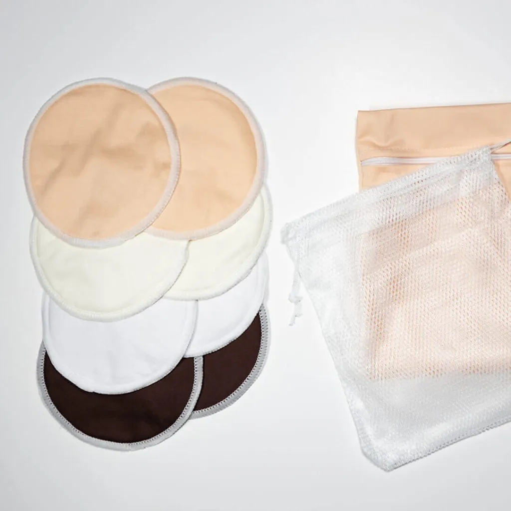 FRAUPOW Multi-Colour Nursing Pads - Pack of 8
