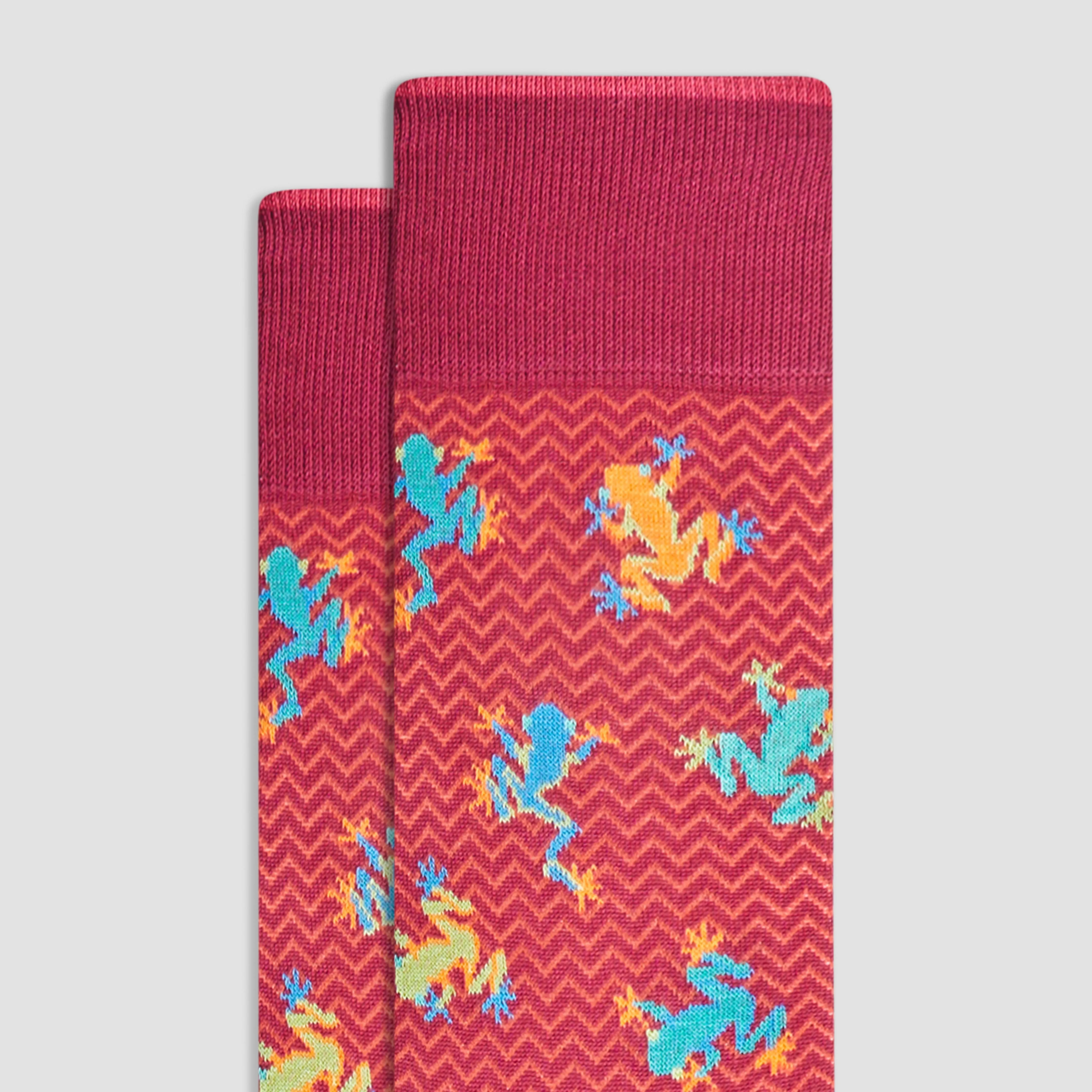 Frogs Mid-Calf Socks