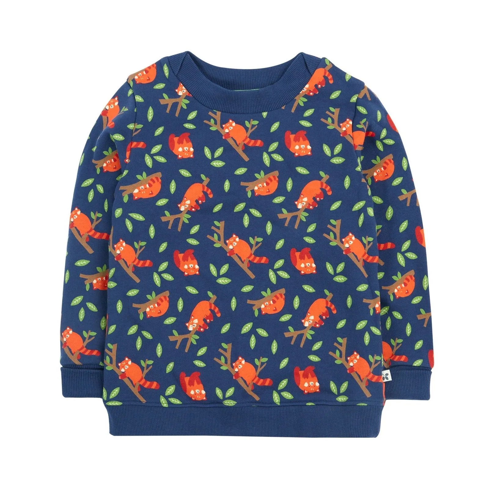 Frugi Easy On Sweatshirt Red Panda Pals