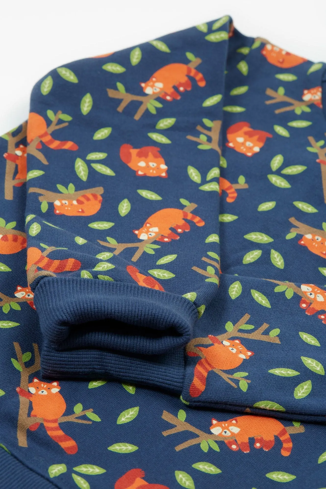 Frugi Easy On Sweatshirt Red Panda Pals