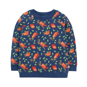 Frugi Easy On Sweatshirt Red Panda Pals