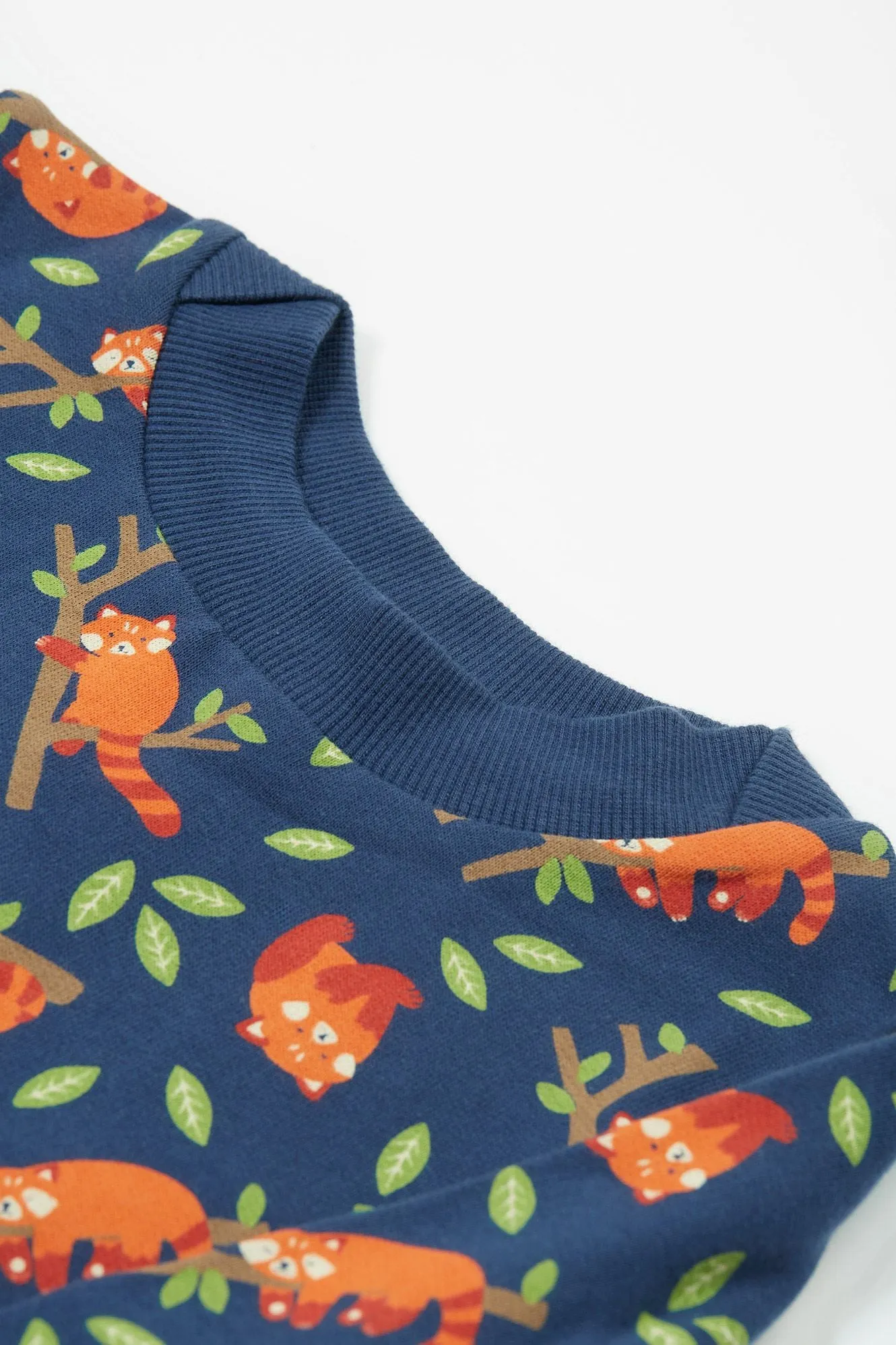 Frugi Easy On Sweatshirt Red Panda Pals
