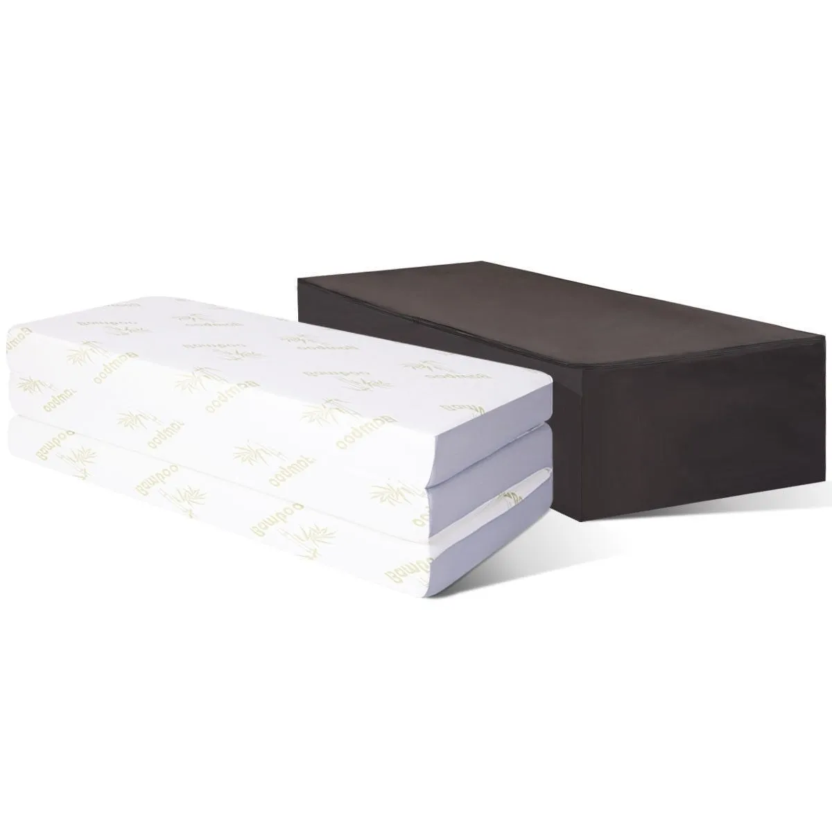 Full size 6-inch Folding Memory Foam Mattress with Washable Cover
