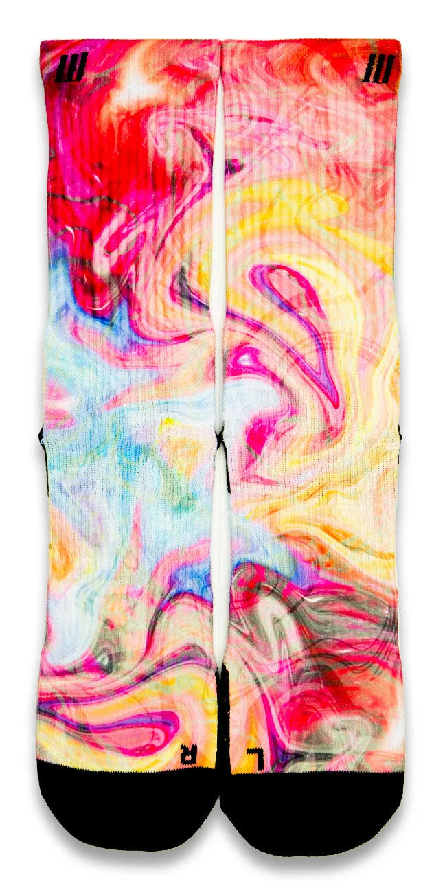 Galaxy Swirls CES Custom Socks