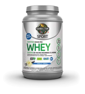 Garden of Life Sport Certified Grass Fed Whey - Vanilla (652 g)