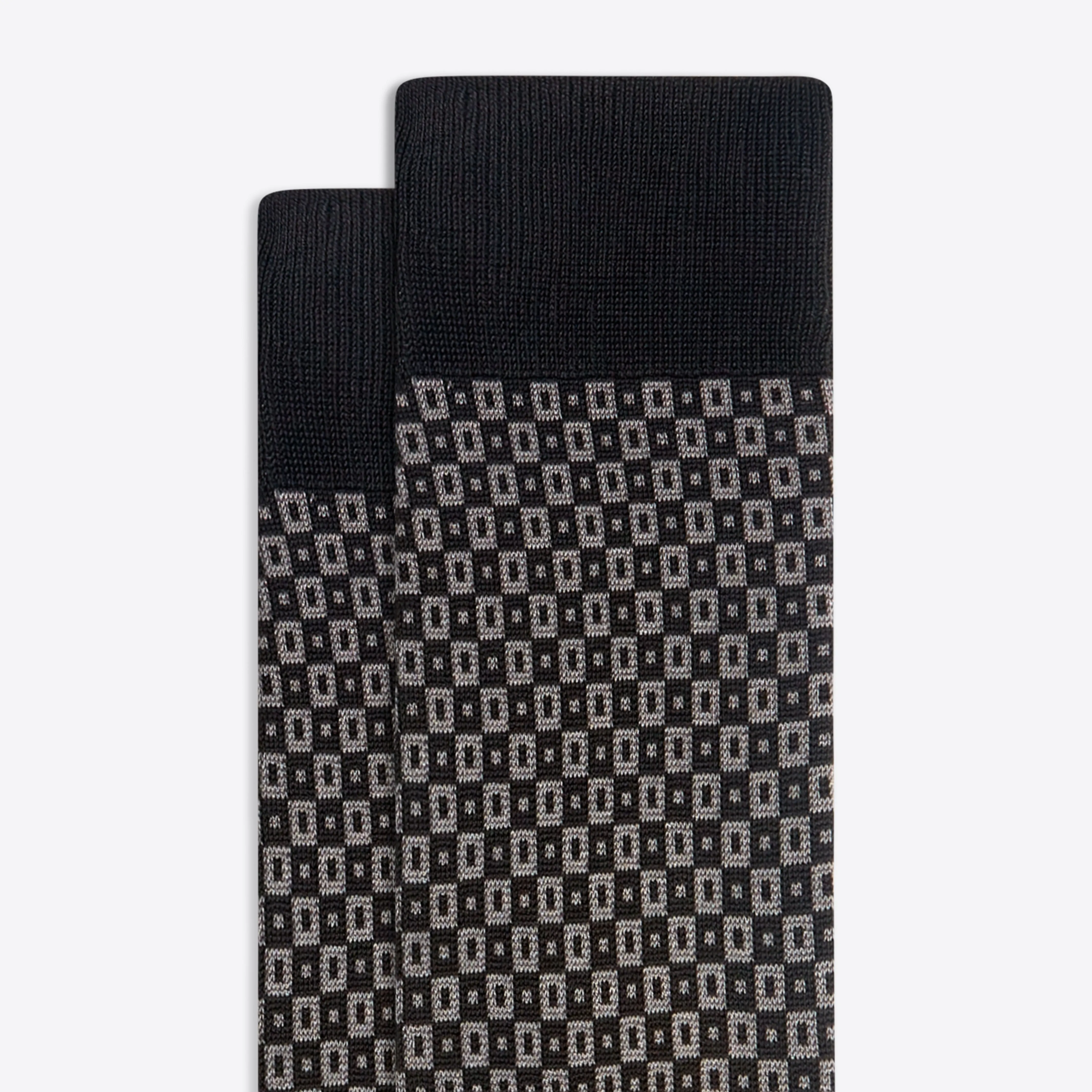 Geometric Mid-Calf Socks