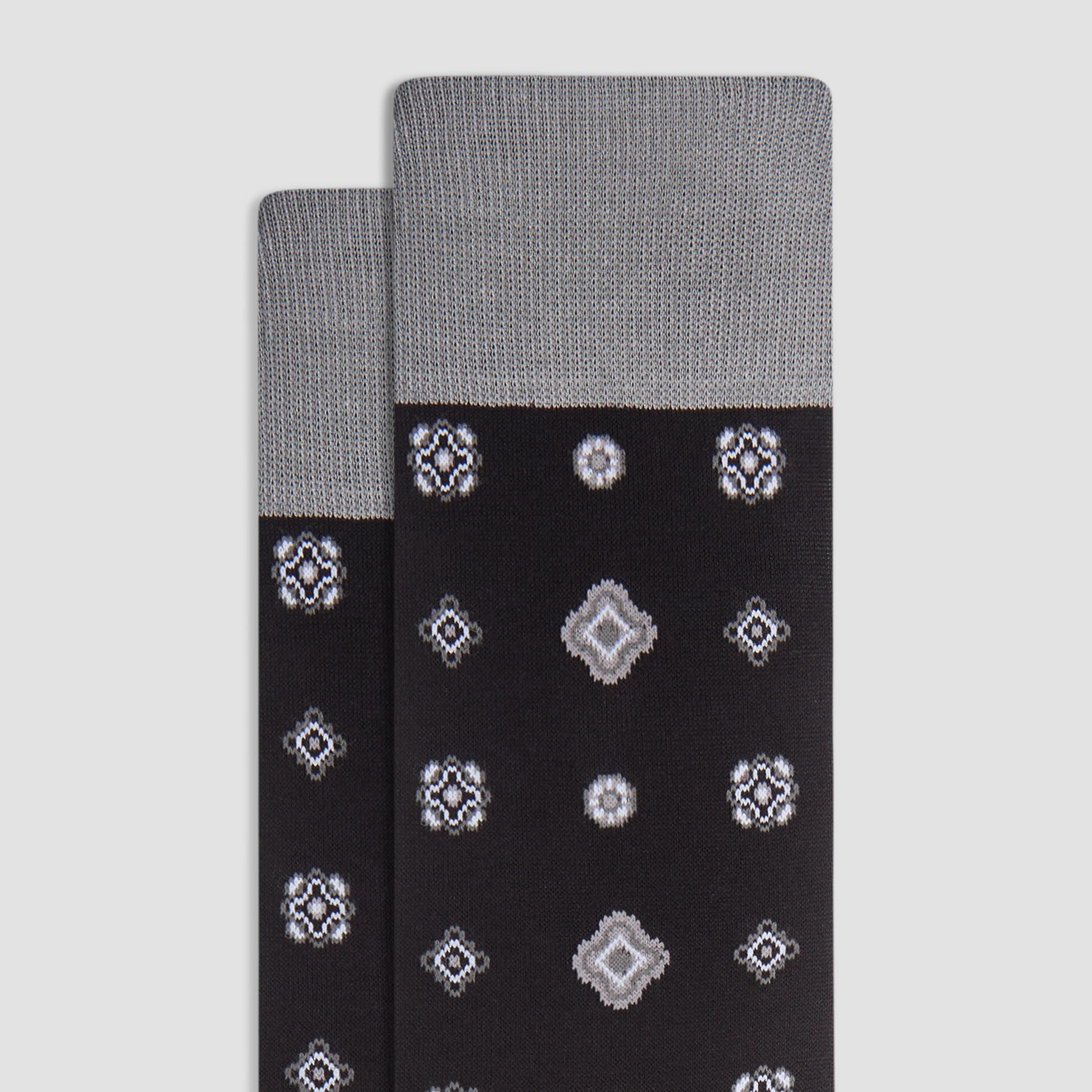 Geometric Mid-Calf Socks