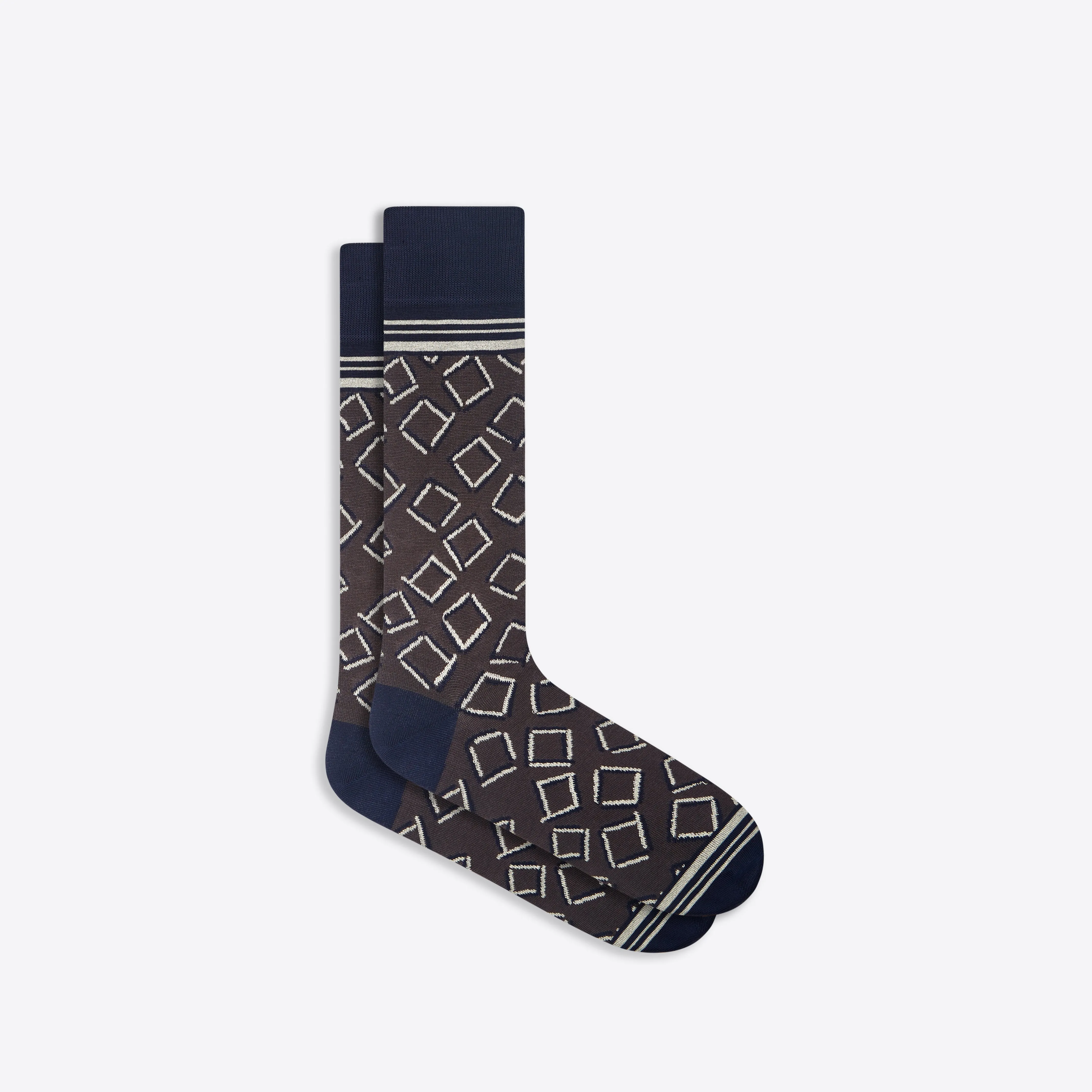 Geometric Mid-Calf Socks