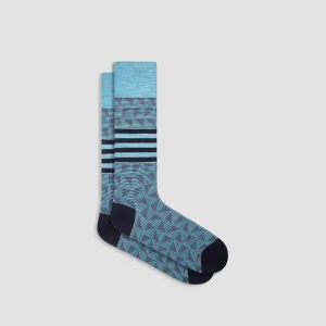 Geometric Mid-Calf Socks
