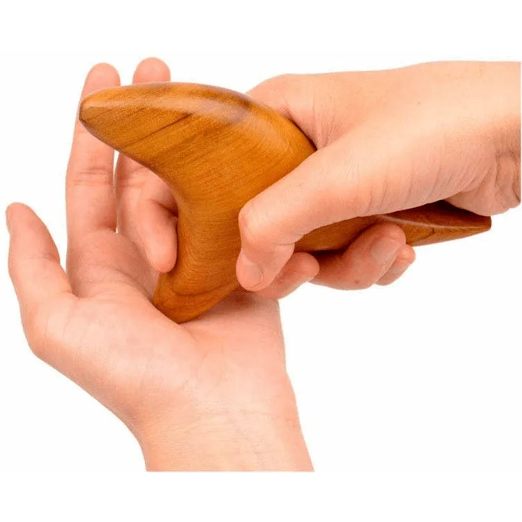 Handmade Acupressure Mahogany Trident