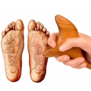 Handmade Acupressure Mahogany Trident