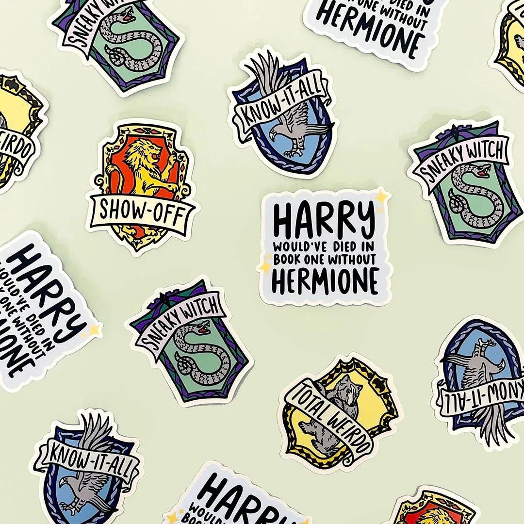 Harry Would've Died Without Hermione Sticker - Harry Potter