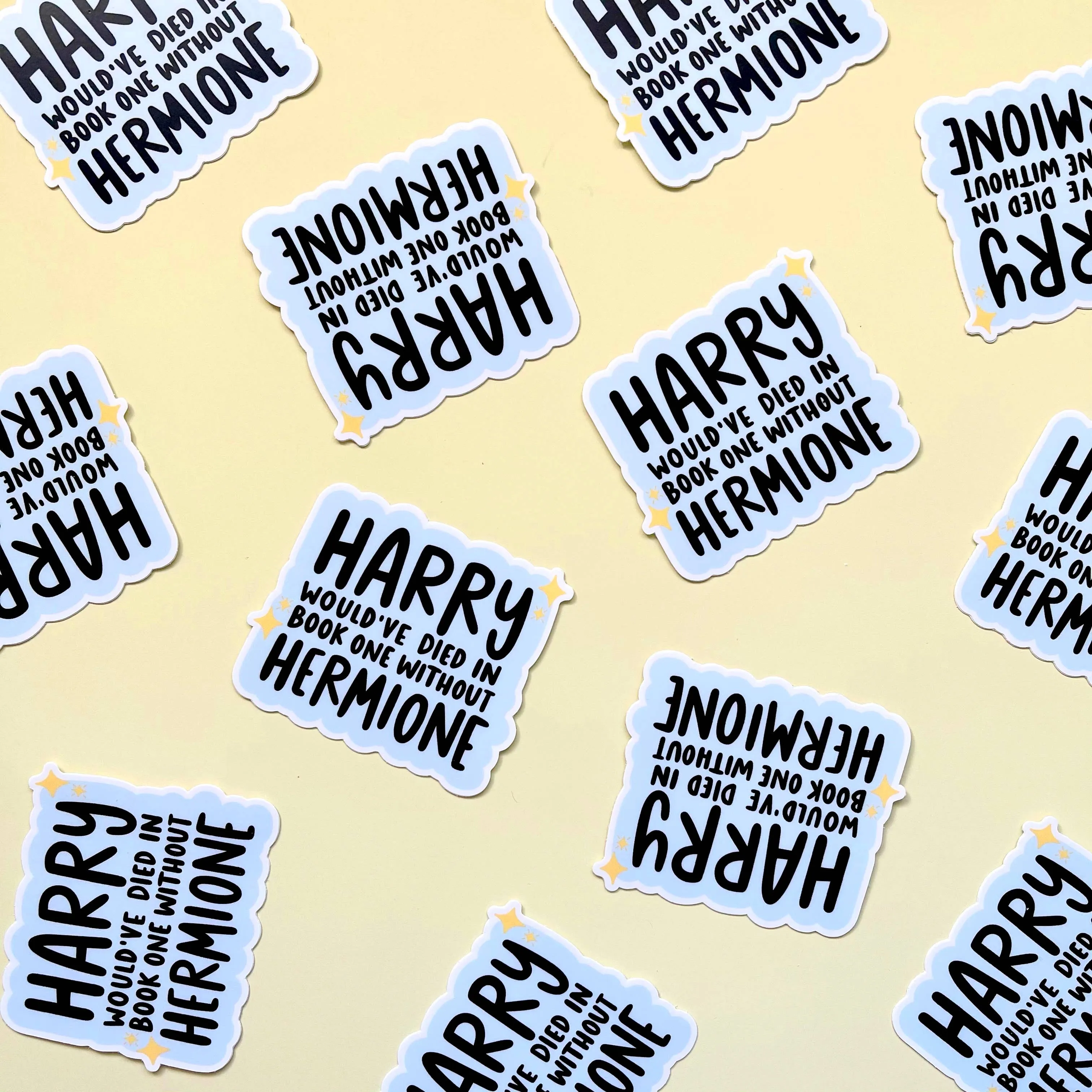 Harry Would've Died Without Hermione Sticker - Harry Potter