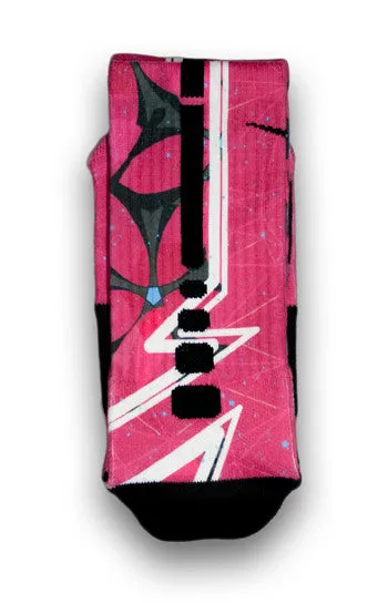 Hawaiian Floral Custom Elite Socks