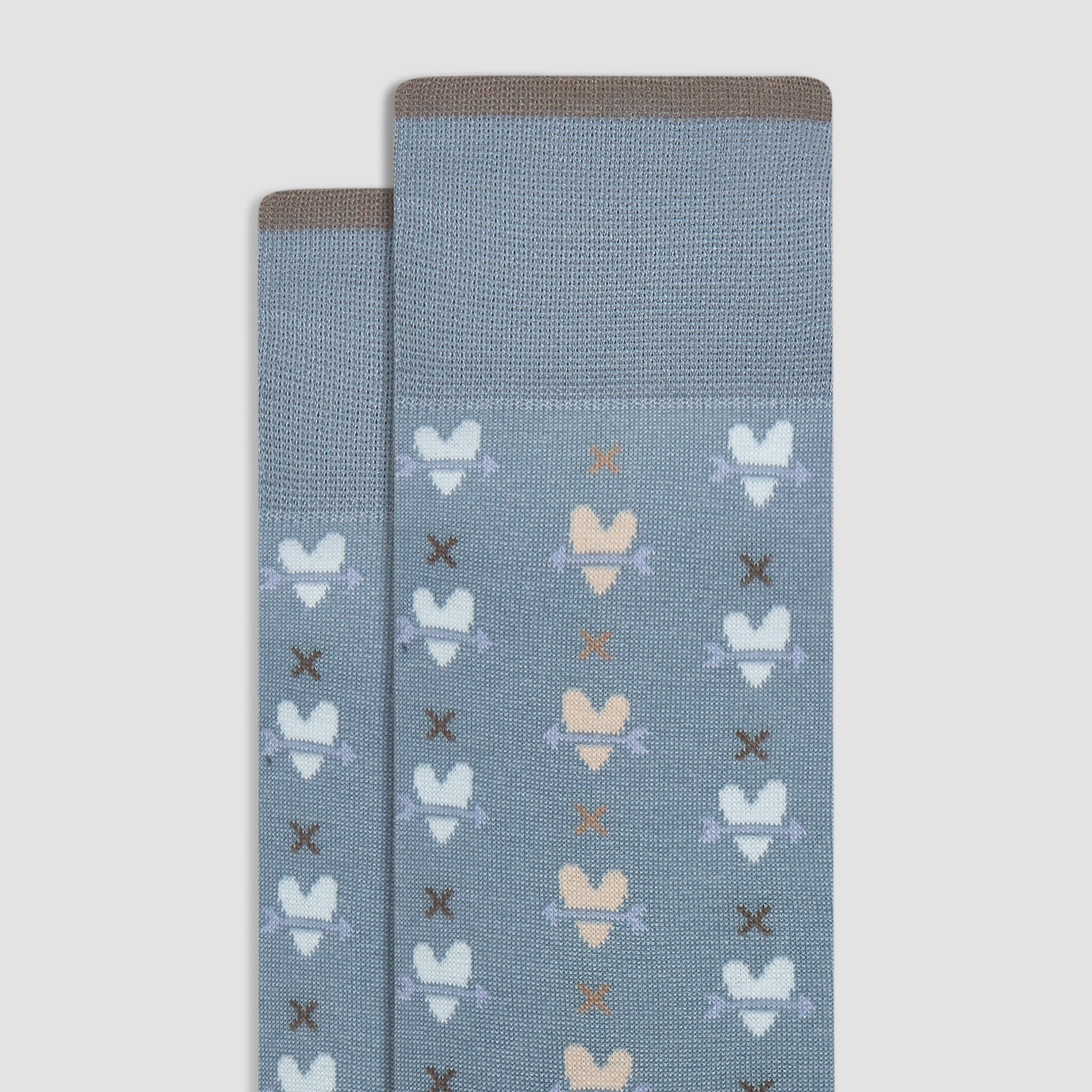 Heart & Arrow Mid-Calf Socks