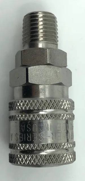 Hoffman Fluid Power Series A Male and Female Quick Couplers