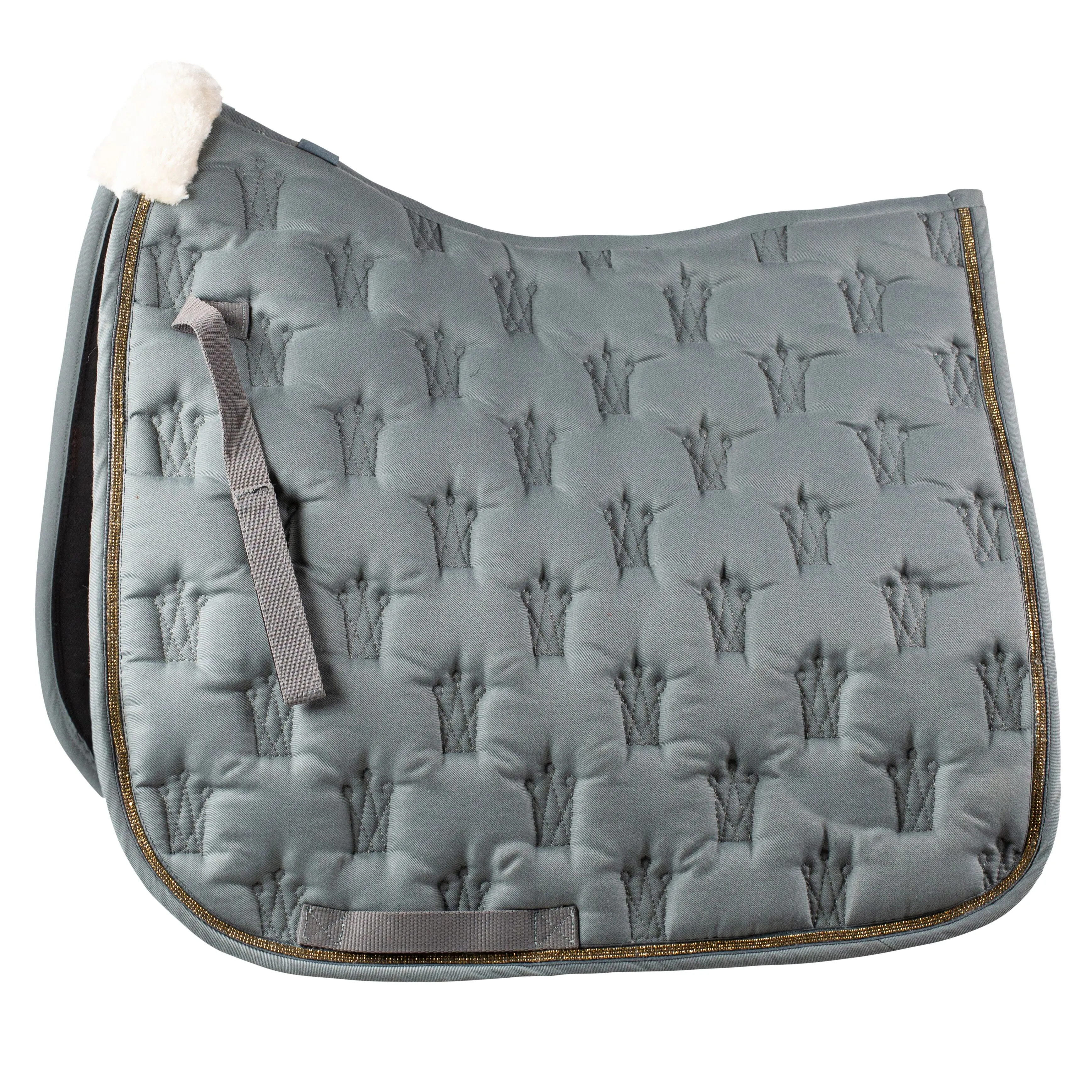 Horze Graz Dressage Saddle Pad Castle Rock Grey