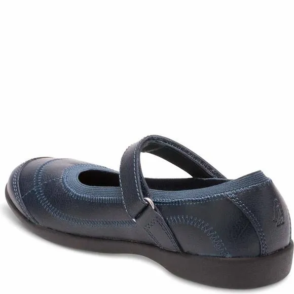 Hush Puppies unisex child Hp-reese Mary Jane Flat, Navy, 13.5 Little Kid US