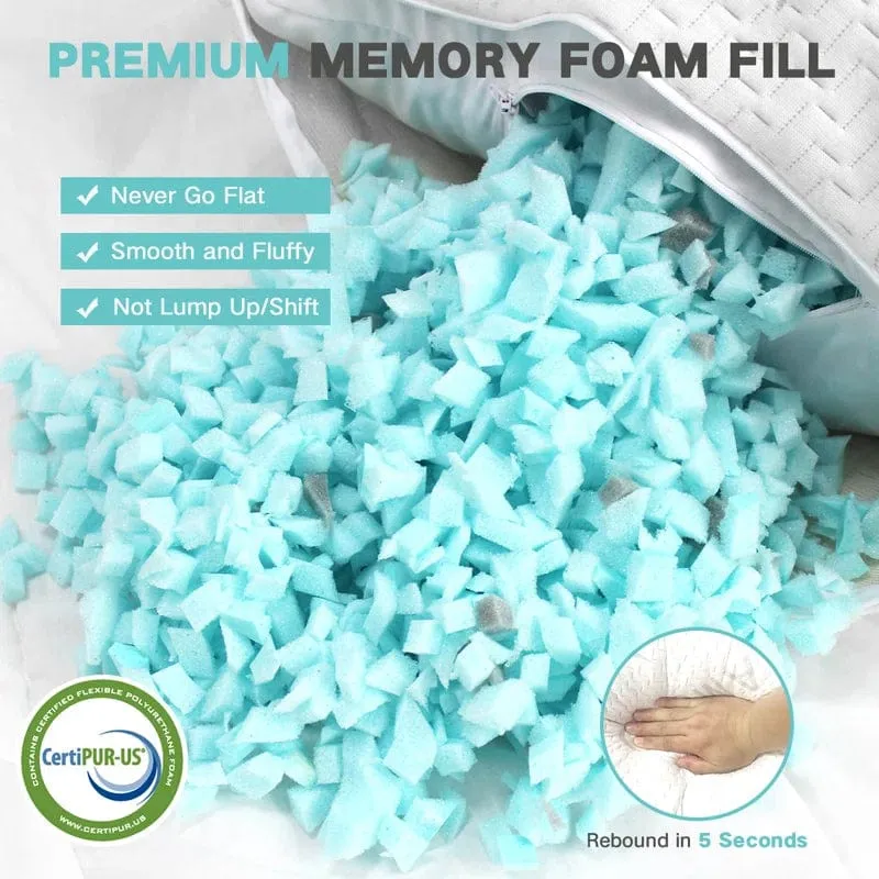 Hypoallergenic Bamboo Memory Foam Pillows