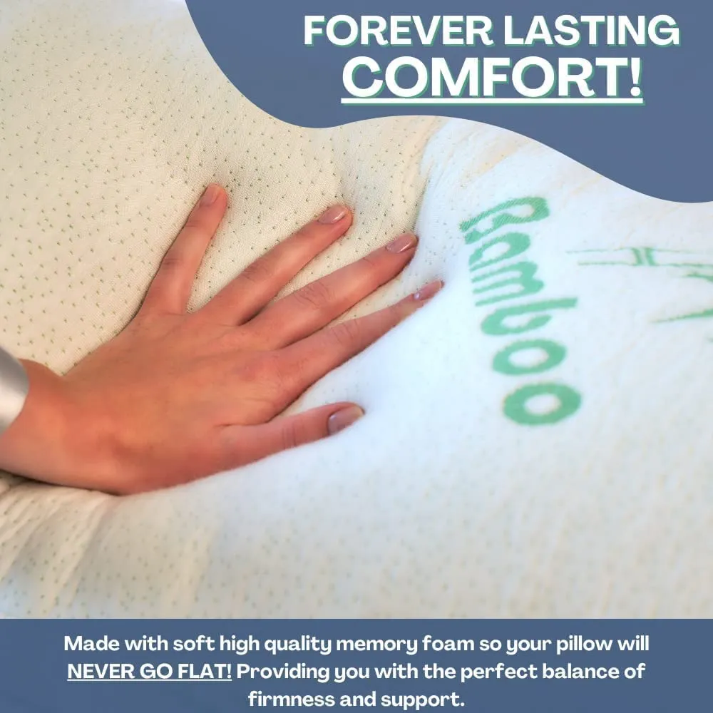 Hypoallergenic Bamboo Memory Foam Pillows