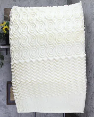 Isotonic 5 Zone 4" Memory Foam Mattress Topper 16711fde52e8e2 Off White Twin