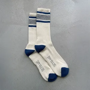 IVY ELLIS Mens Vintage Cotton Sport Socks in Sanders