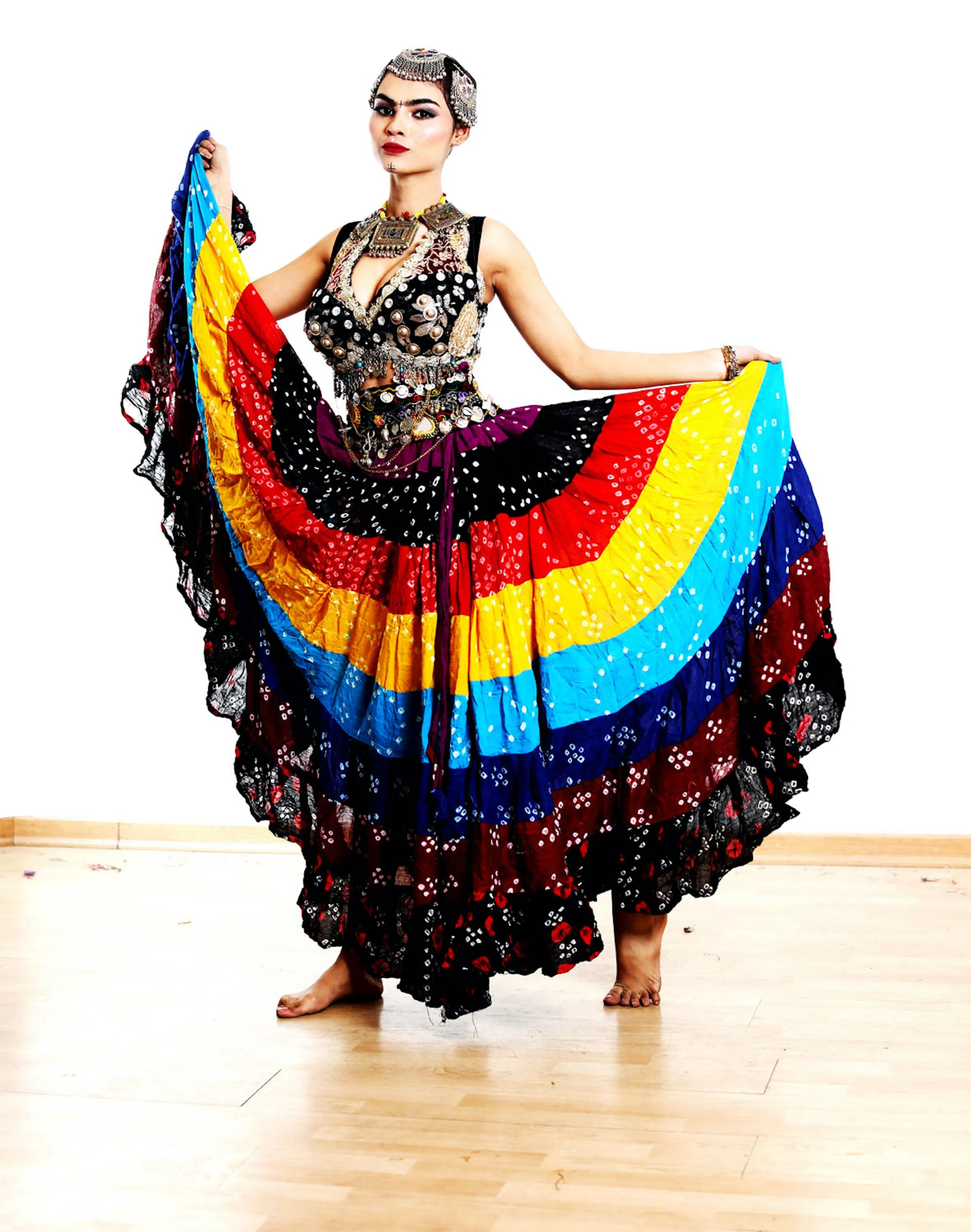 Jaipur multi layer skirt WLS