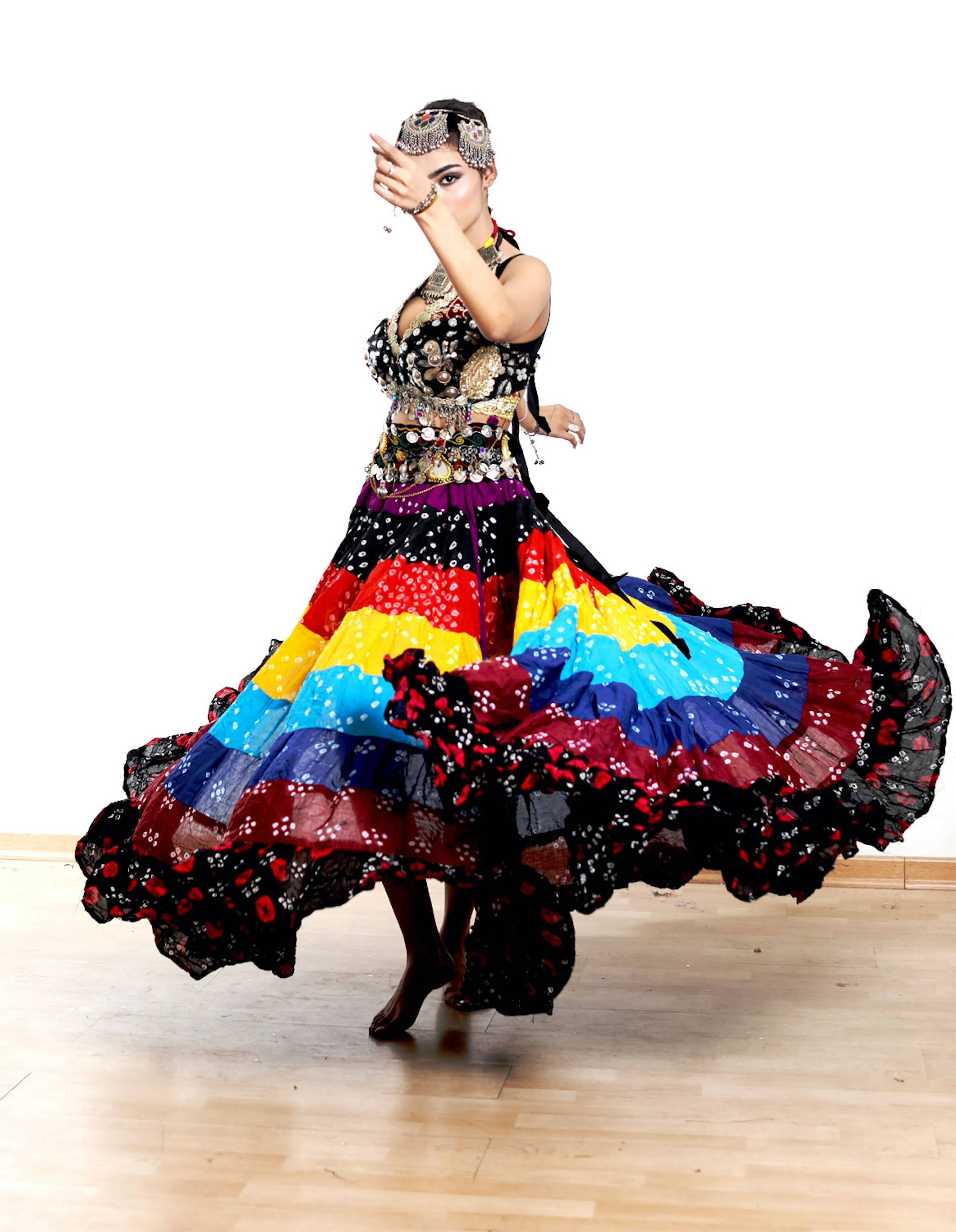 Jaipur multi layer skirt WLS