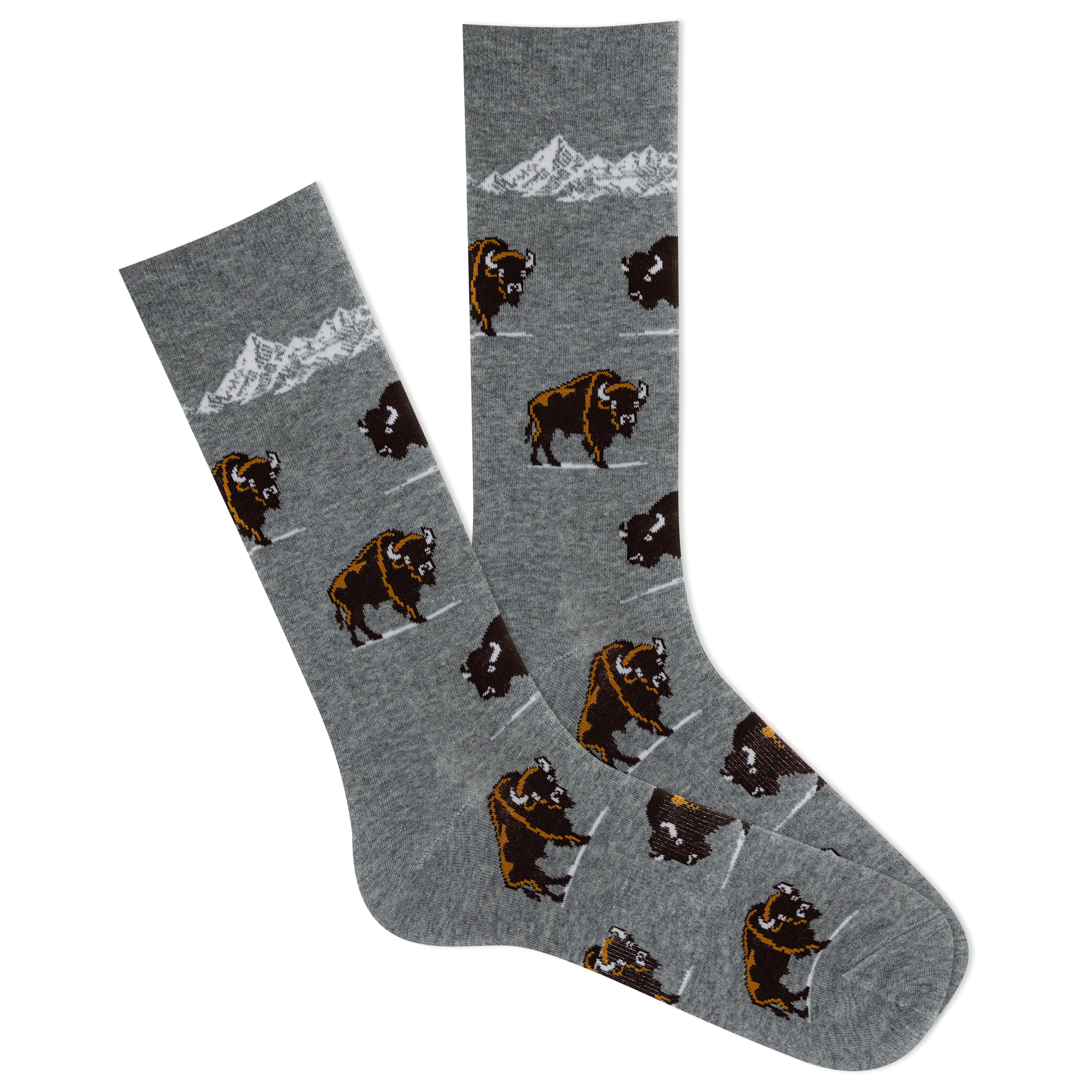 K.Bell Men's Winter Bison Crew Sock