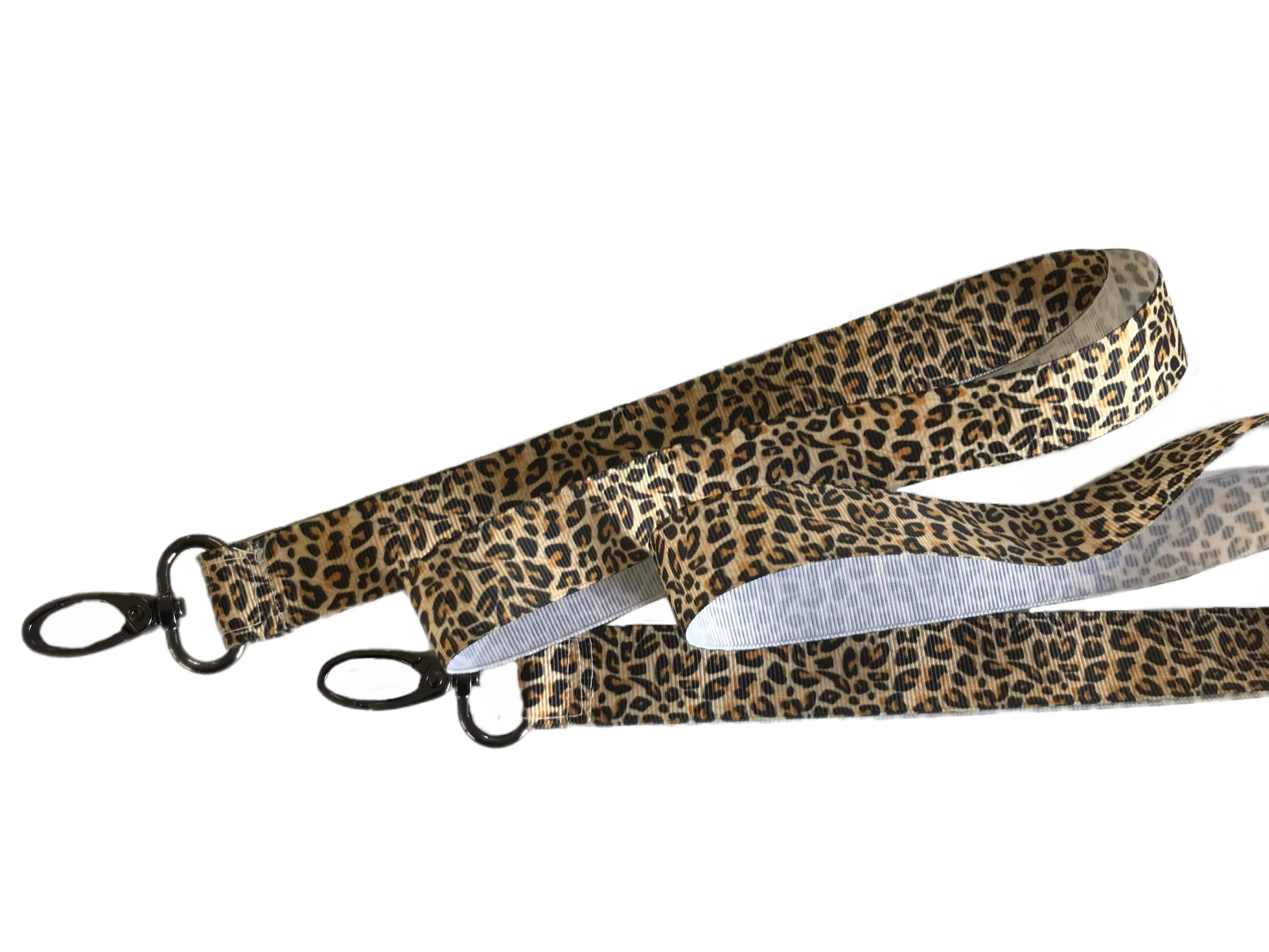 Keyring lanyard leopard print gift birthday idea