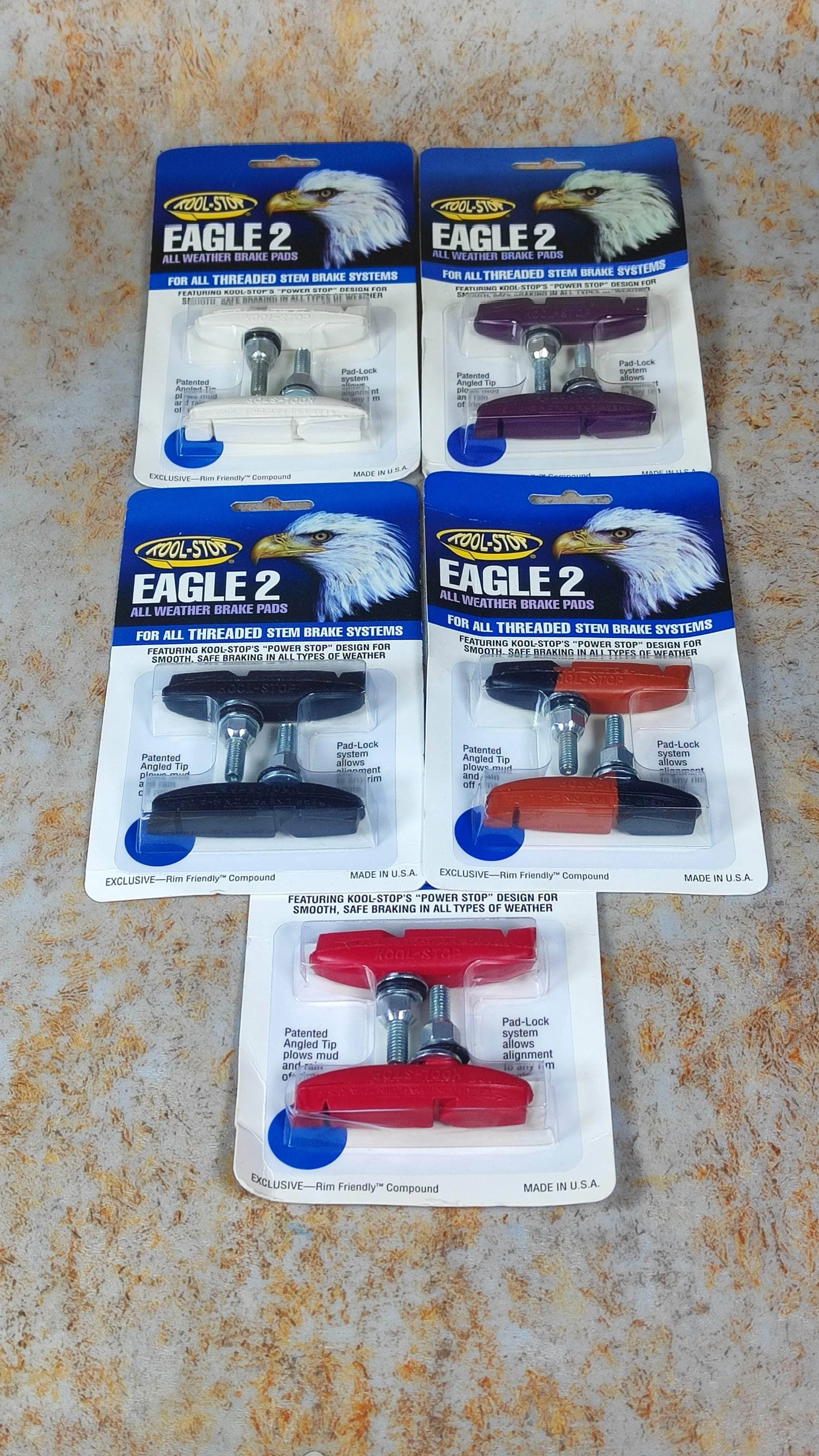 Kool Stop Eagle 2 Threaded Brake Pads