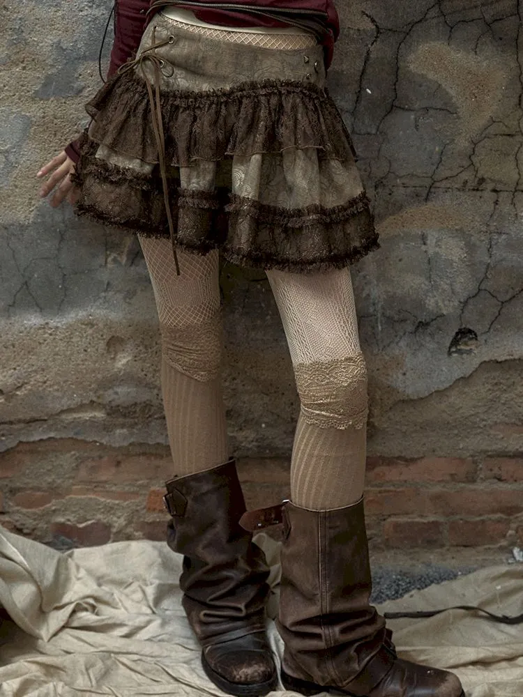 Lace Splicing Multi-Layer Cake Skirt【s0000009973】