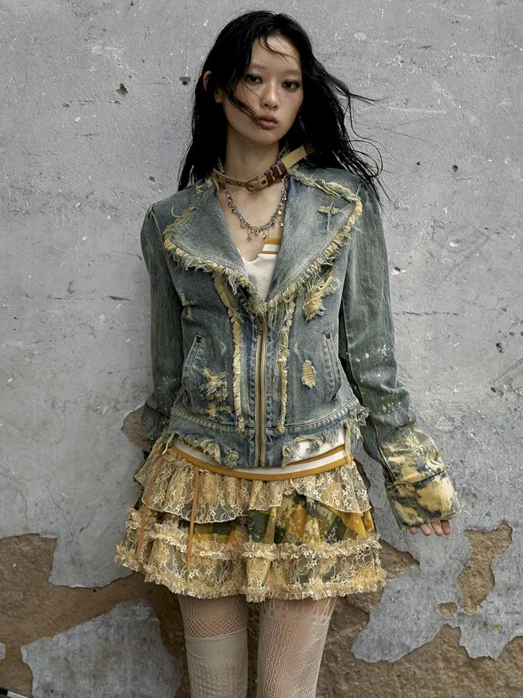 Lace Splicing Multi-Layer Cake Skirt【s0000009973】