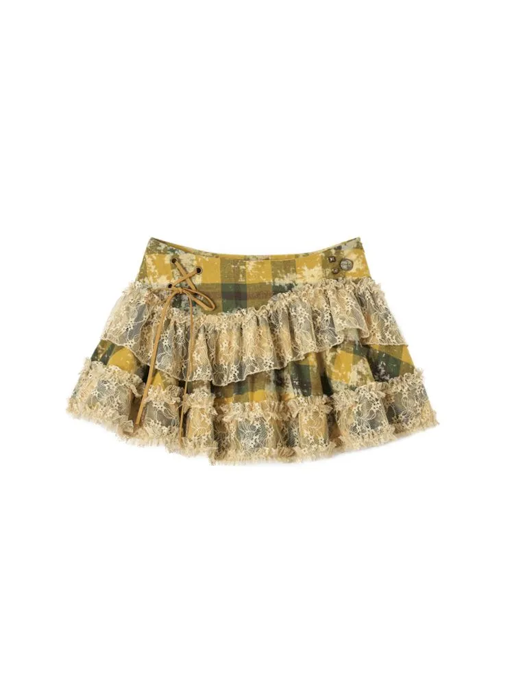 Lace Splicing Multi-Layer Cake Skirt【s0000009973】