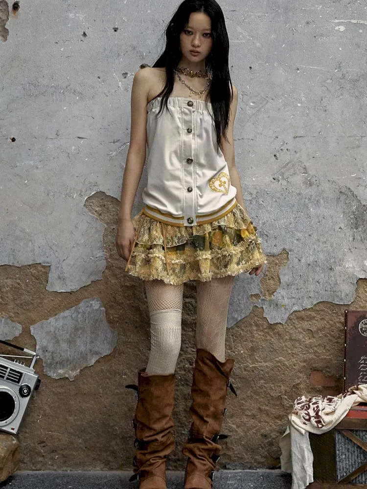 Lace Splicing Multi-Layer Cake Skirt【s0000009973】