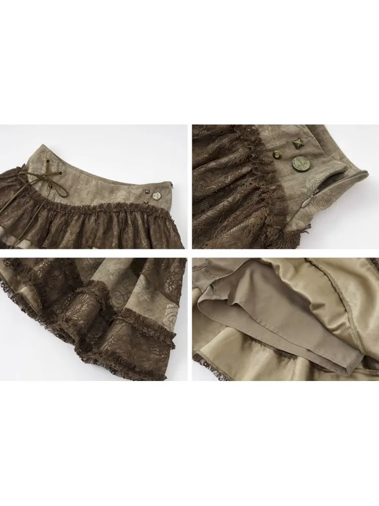 Lace Splicing Multi-Layer Cake Skirt【s0000009973】