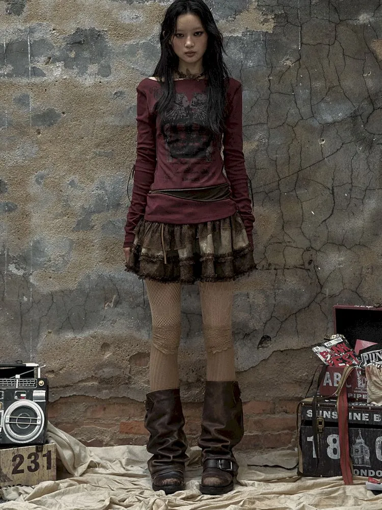 Lace Splicing Multi-Layer Cake Skirt【s0000009973】