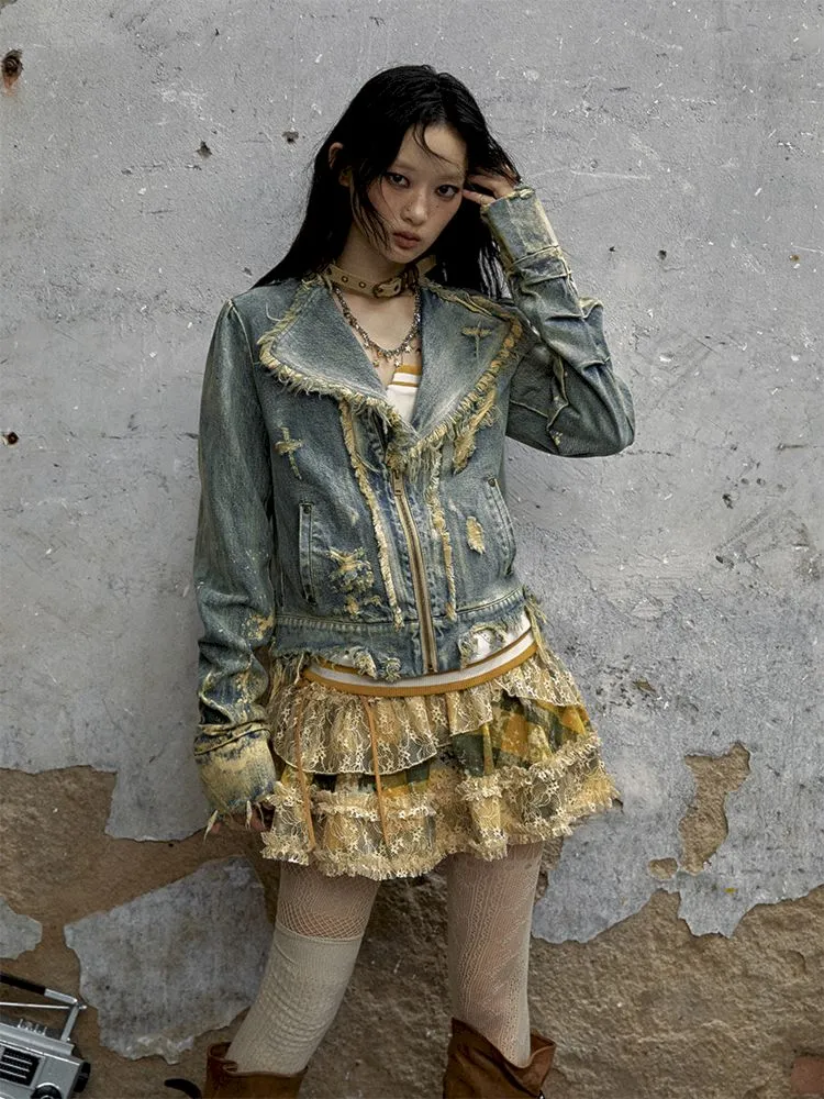 Lace Splicing Multi-Layer Cake Skirt【s0000009973】