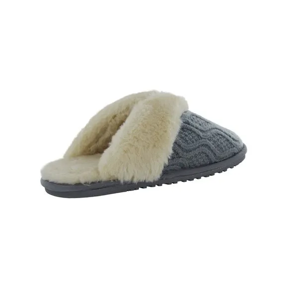 Lamo Caroline Knit Scuff Women's Slipper - Grey, 7
