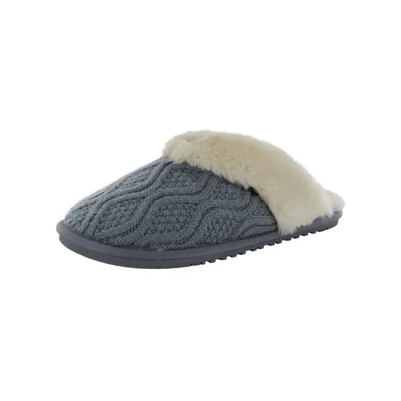 Lamo Caroline Knit Scuff Women's Slipper - Grey, 7
