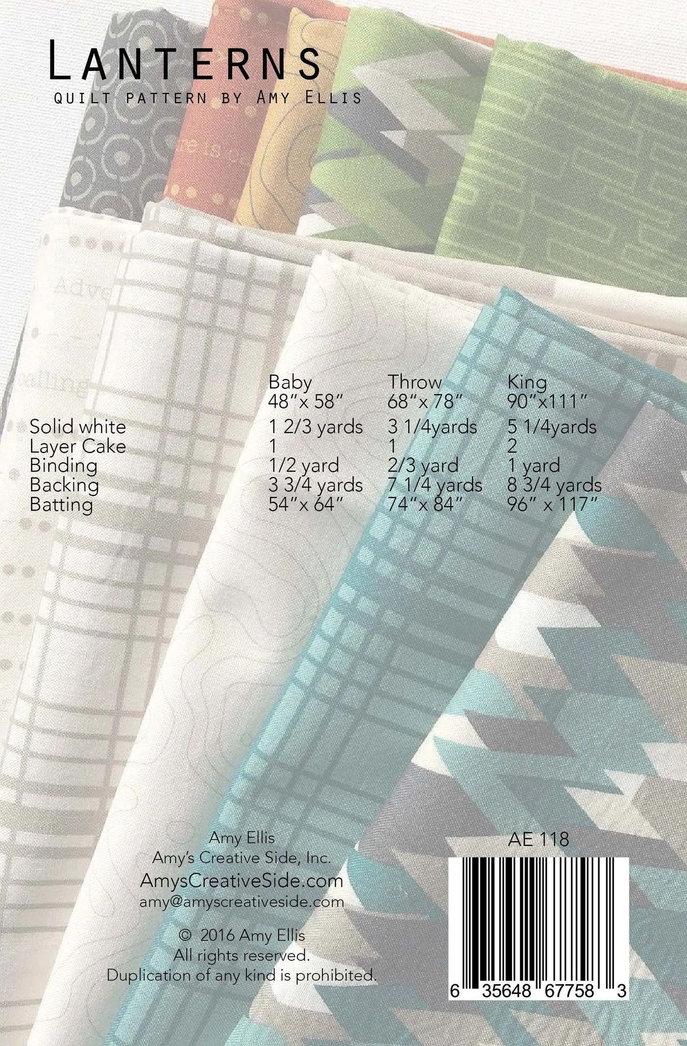 Lanterns PDF Quilt Pattern