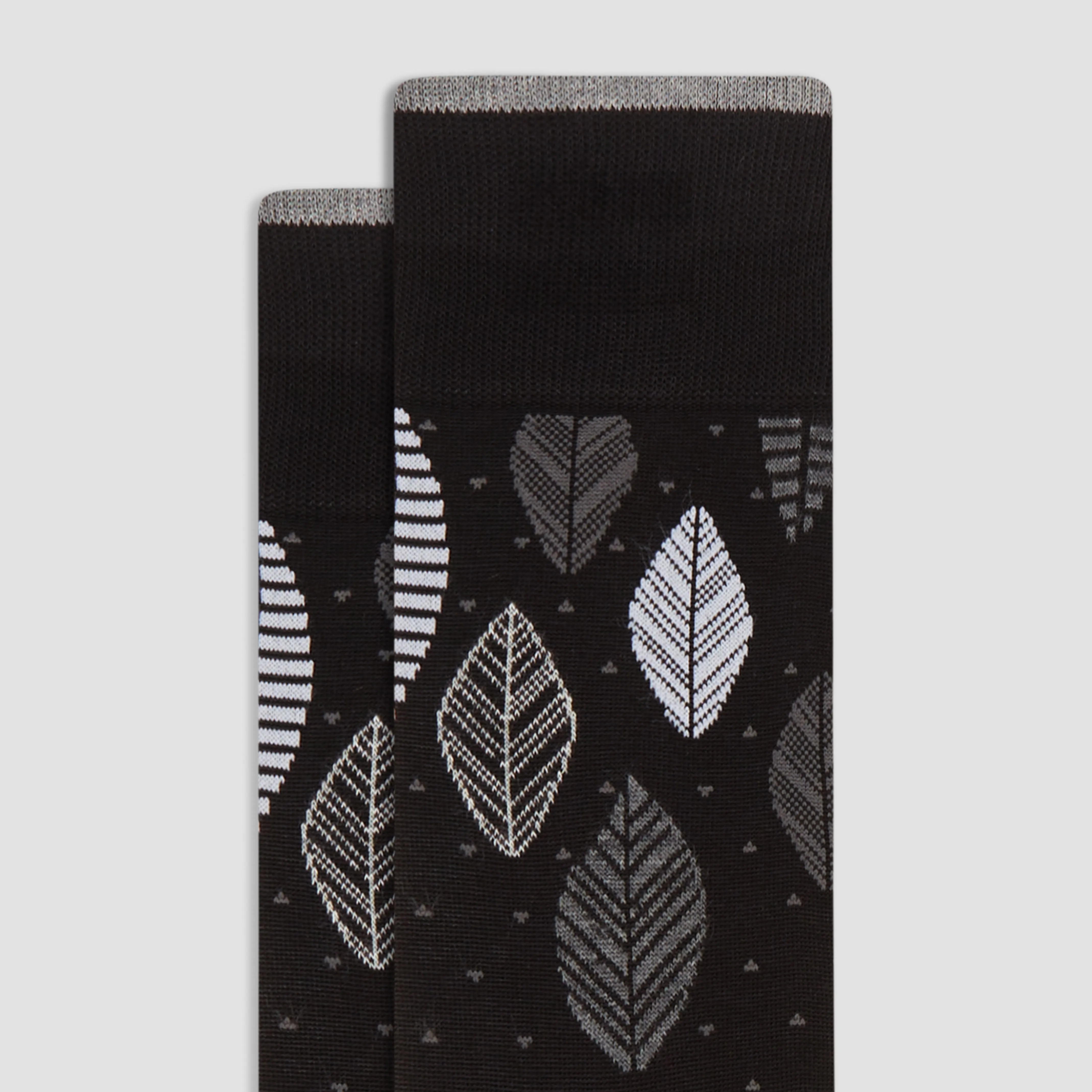 Leaves Mid-Calf Socks