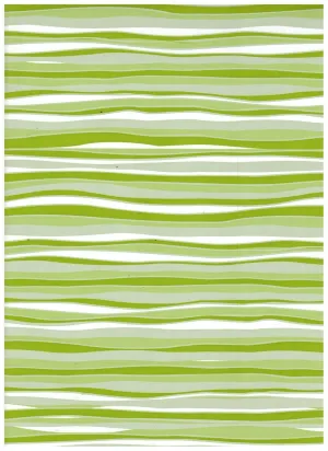 Lime Wave Contact Paper 9 FT
