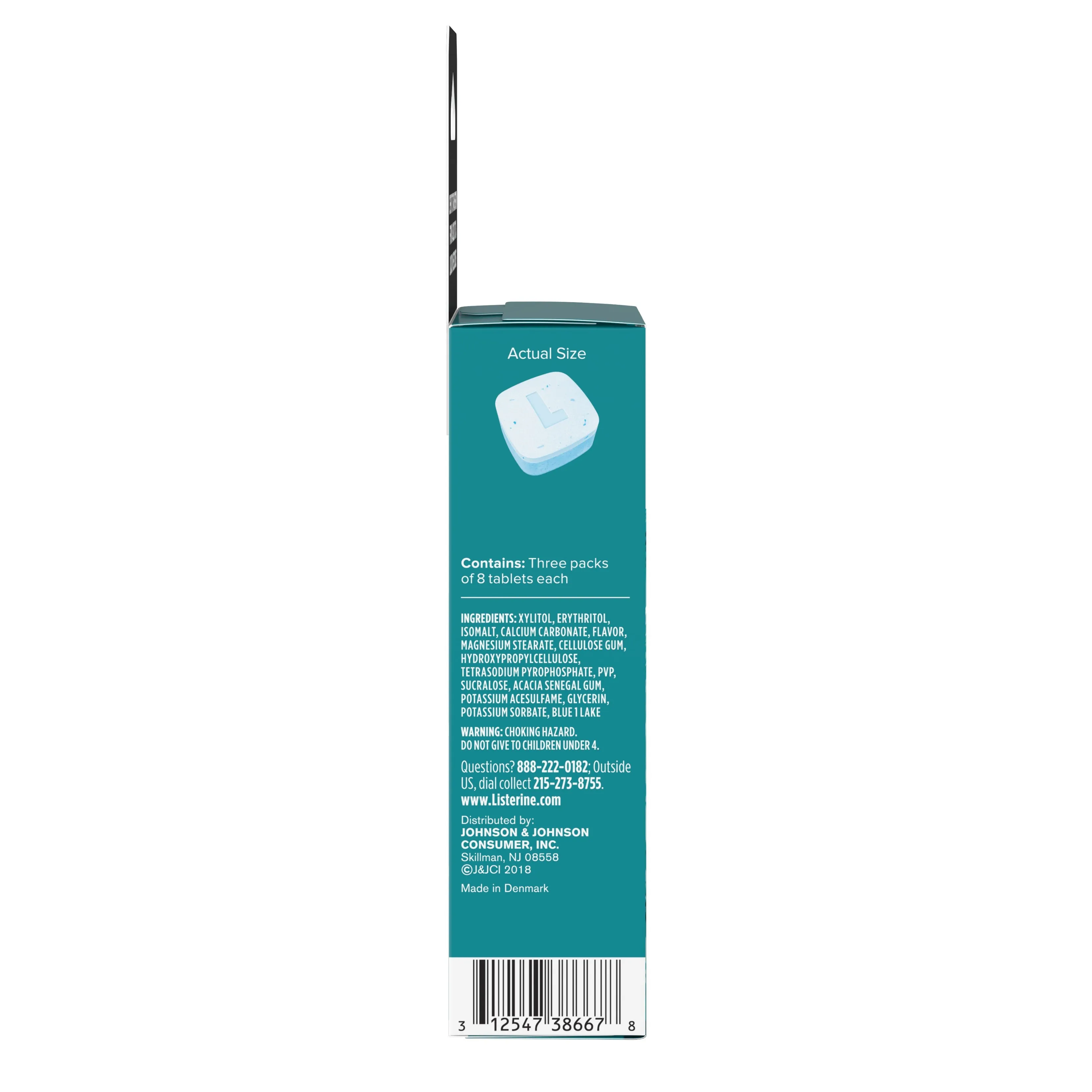Listerine READY! TABS Chewable Tablets Clean Mint
