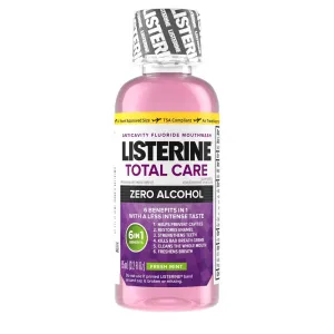 Listerine Total Care Zero Anticavity Mouthwash, Fresh Mint, 95 mL