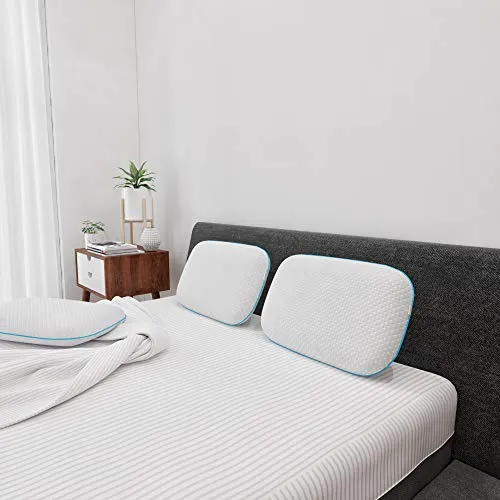 Livpure Smart Memory Foam Cool Gel Infused Pillow with Standard Size 16 x 24 Inch - White ( Pack of 1 )