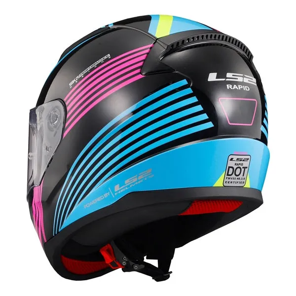 LS2 Rapid Full-Face Motorcycle Helmet - Rad Graphic