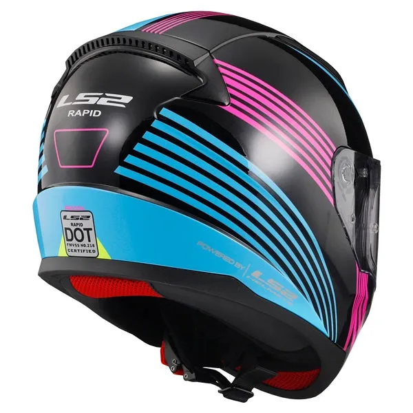 LS2 Rapid Full-Face Motorcycle Helmet - Rad Graphic