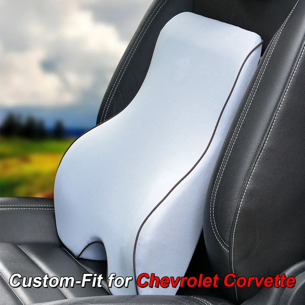 Lumbar Support Cushion for Car and Headrest Neck Pillow Kit, Custom-Fit For Car, Ergonomically Design for Car Seat, Car Accessories WACC254