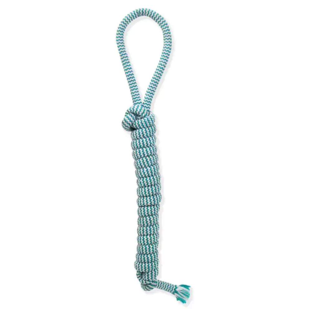 Mammoth Extra Fresh Dental Bar Tug with Handle Medium Dog Toy